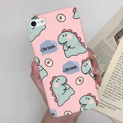 Калъф за Apple iPhone 5 5S 5SE 6 6 Plus Fashion Soft Bumper TPU Painted Matte Silicone Back Phone Cover Удароустойчиви калъфи Fundas