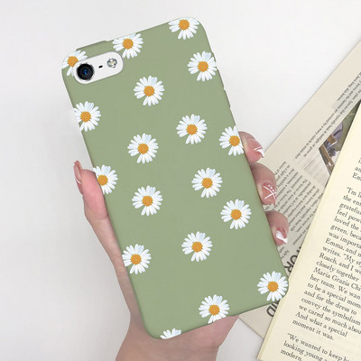 Калъф за Apple iPhone 5 5S 5SE 6 6 Plus Fashion Soft Bumper TPU Painted Matte Silicone Back Phone Cover Удароустойчиви калъфи Fundas