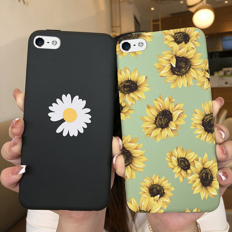 Калъф за Apple iPhone 5 5S 5SE 6 6 Plus Fashion Soft Bumper TPU Painted Matte Silicone Back Phone Cover Удароустойчиви калъфи Fundas