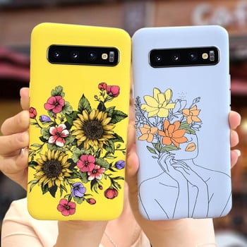 Για Samsung Galaxy S10 S10e S10+ Θήκη Fashion Candy Μαλακό κάλυμμα τηλεφώνου σιλικόνης για Samsung S10 Plus S10e Fundas Coque Bumper