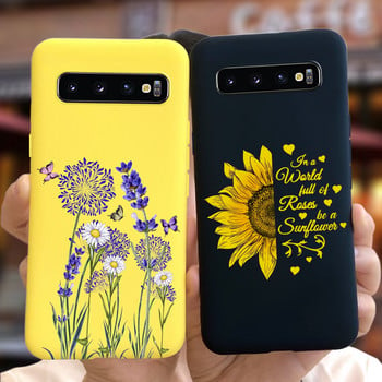 Για Samsung Galaxy S10 S10e S10+ Θήκη Fashion Candy Μαλακό κάλυμμα τηλεφώνου σιλικόνης για Samsung S10 Plus S10e Fundas Coque Bumper