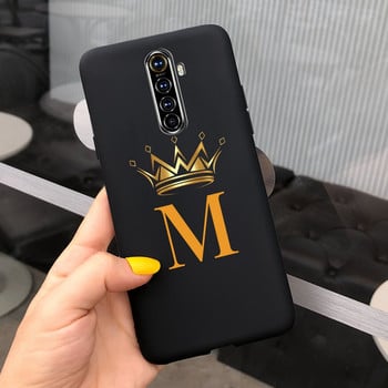 Για Realme X2 Pro Case RMX1931 Cute Crown Letter Cover Μαλακή θήκη τηλεφώνου σιλικόνης για Oppo Realme X2 Pro πίσω καλύμματα 6,5\'\' Προφυλακτήρας