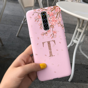 Για Realme X2 Pro Case RMX1931 Cute Crown Letter Cover Μαλακή θήκη τηλεφώνου σιλικόνης για Oppo Realme X2 Pro πίσω καλύμματα 6,5\'\' Προφυλακτήρας