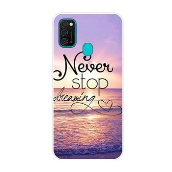 Θήκη τηλεφώνου για Samsung M21 Κάλυμμα TPU Soft Cute Lion Θήκες σιλικόνης για Samsung Galaxy M21 M 21 Θήκη 2020 6,4\'\' Protective Capa