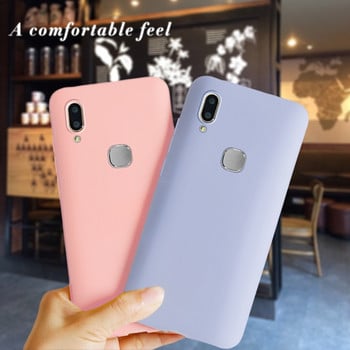 Για Vivo V11 / Θήκη Vivo V11i 1806 1804 1814 Soft Slim Cute Candy Χρώμα πίσω κάλυμμα τηλεφώνου Θήκη για Vivo V11i V11 ShockProof Coque