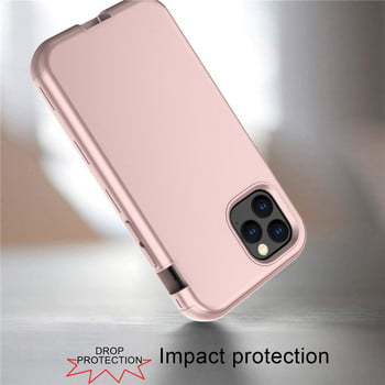 3 в 1 Armor удароустойчив калъф за телефон за iPhone 13 11 Pro 12 Pro Max 11 12 14 13 Pro Max Защитен заден капак за тежки условия