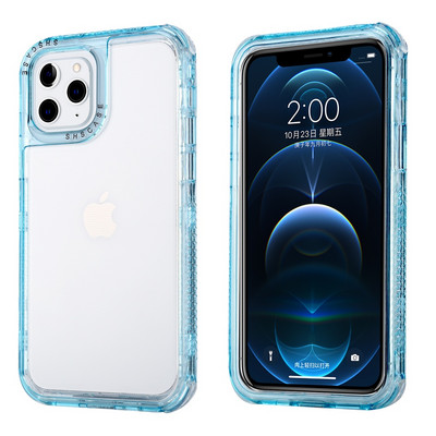 Ütésálló lökhárító telefontok iPhone 13 12 11Pro Max XR XS Max X 7 8 Plus 14Pro SE 2020 Candy Color átlátszó kemény PC borítóhoz