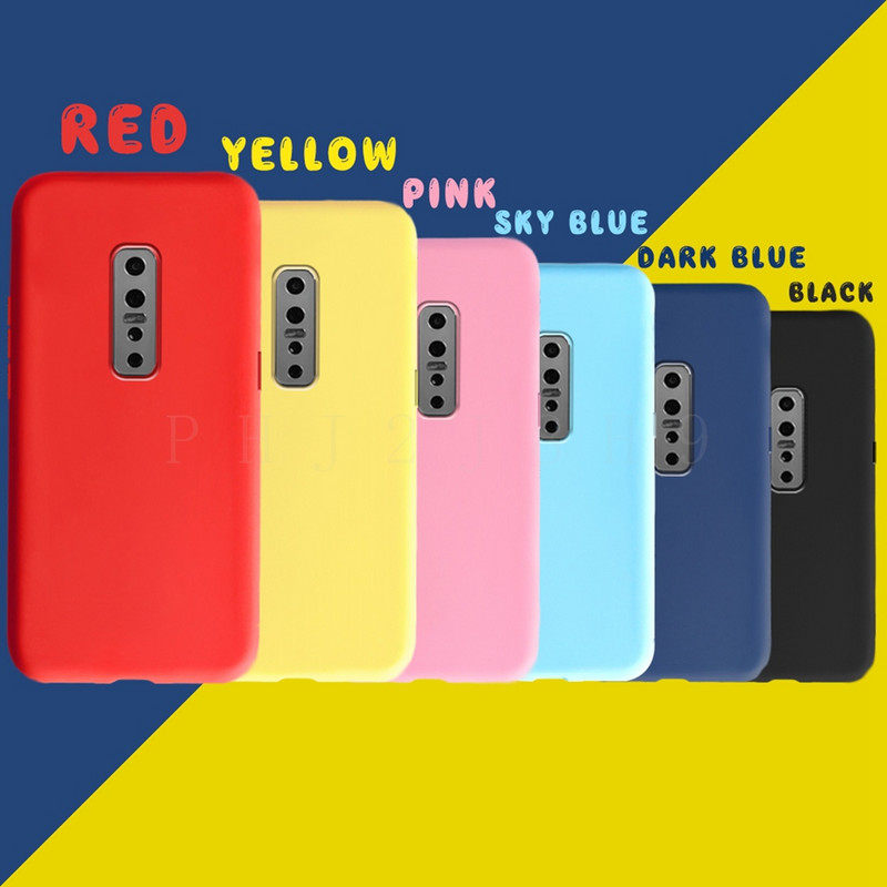 Για Vivo V17 Pro Case 1909 1910 Soft Silicone Candy Πίσω θήκη τηλεφώνου για Vivo V17 Pro V17Pro Full Cover Capa