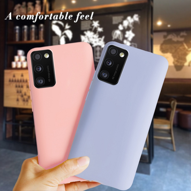 За Samsung Galaxy A31 A41 A51 A71 A02s A02 калъф мек тънък сладък бонбон заден капак за Samsung A 31 41 51 A02 S Калъфи за телефони Fundas