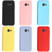 Силиконов калъф за Samsung Galaxy A5 2017 2016 A520 A510 F 5.2`` Сладък тънък матов калъф за Samsung A 5 2017 2016 A 520 510 F