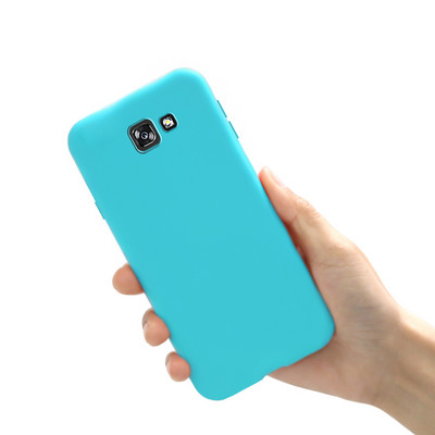 Силиконов калъф за Samsung Galaxy A5 2017 2016 A520 A510 F 5.2`` Сладък тънък матов калъф за Samsung A 5 2017 2016 A 520 510 F