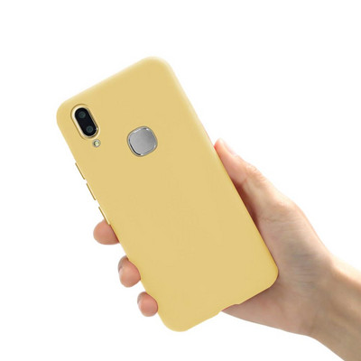 Силиконов калъф за Vivo V9 Youth Case 1726 1727 Мек удароустойчив Candy заден капак за Vivo V9 VivoV9 1723 калъфи за телефони 6.3`` броня