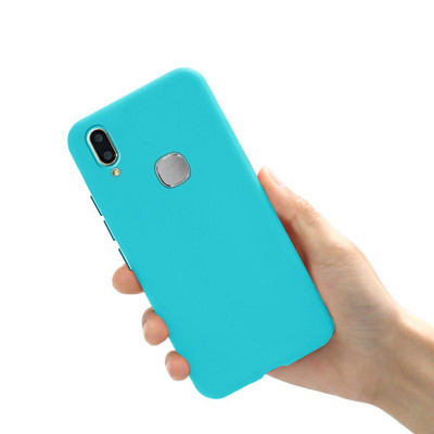 Силиконов калъф за Vivo V9 Youth Case 1726 1727 Мек удароустойчив Candy заден капак за Vivo V9 VivoV9 1723 калъфи за телефони 6.3`` броня