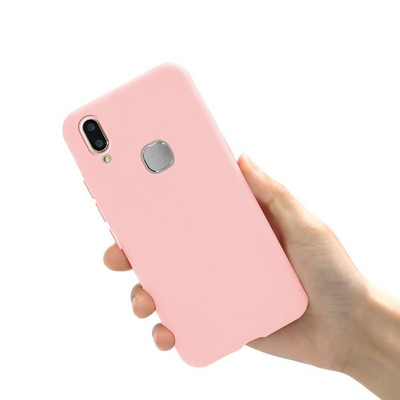 Силиконов калъф за Vivo V9 Youth Case 1726 1727 Мек удароустойчив Candy заден капак за Vivo V9 VivoV9 1723 калъфи за телефони 6.3`` броня