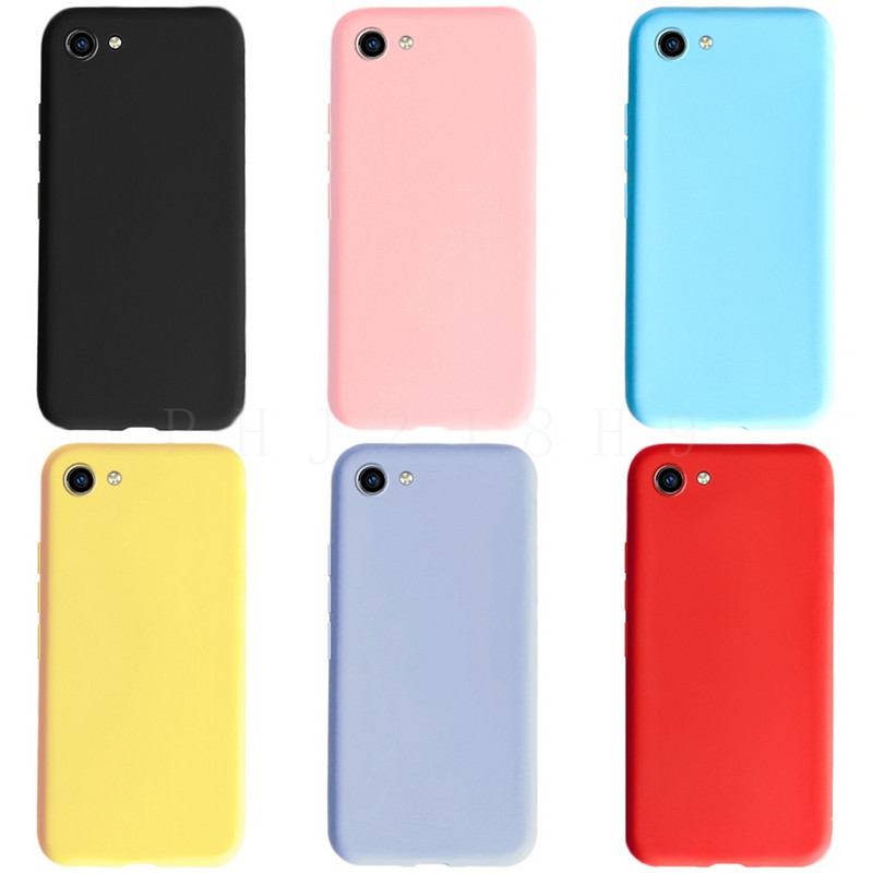 Калъф за телефон за Vivo Y81 Case Soft TPU Candy Silicone Cover On Vivo Y81 Y 81 VivoY81 1808 1803 6.22" Case Protective Coque Fundas