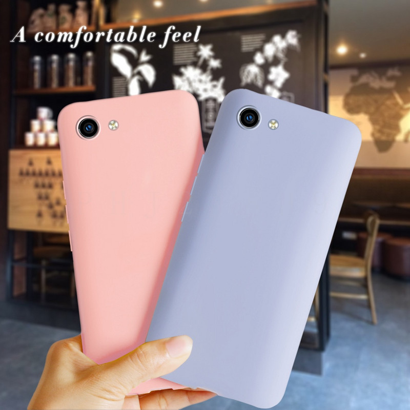 Калъф за телефон за Vivo Y81 Case Soft TPU Candy Silicone Cover On Vivo Y81 Y 81 VivoY81 1808 1803 6.22" Case Protective Coque Fundas