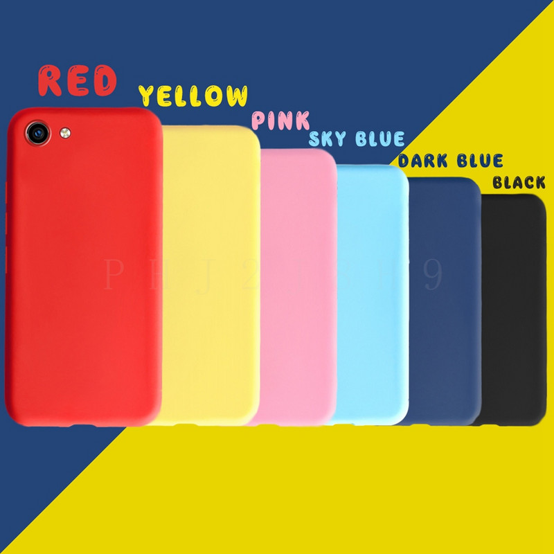 Калъф за телефон за Vivo Y81 Case Soft TPU Candy Silicone Cover On Vivo Y81 Y 81 VivoY81 1808 1803 6.22" Case Protective Coque Fundas