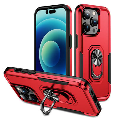 Gyűrűtartó tok iPhone 13 11 12 14 Pro Max XR X XS Max Lens kameravédő mágneses fém gyűrűs páncéltok iPhone 14 készülékhez