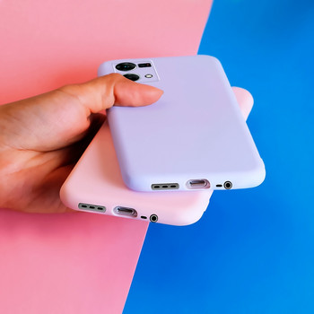 За Oppo F21 Pro Case Reno7 4G Cute Candy Matte Cover Силиконов мек Fundas калъф за телефон за Oppo Reno 7 F21 Pro F21Pro Cover Coque