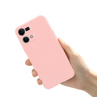 За Oppo F21 Pro Case Reno7 4G Cute Candy Matte Cover Силиконов мек Fundas калъф за телефон за Oppo Reno 7 F21 Pro F21Pro Cover Coque