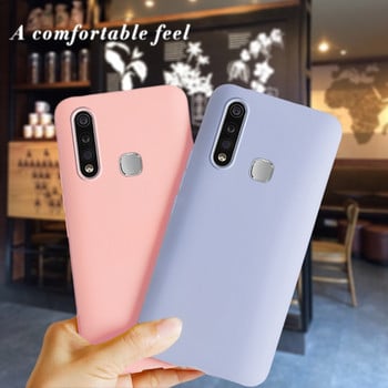 Калъф за телефон за Vivo Y19 Cover 6.53\'\' Силиконов мек бонбон Coque за vivo 1915 Y19 Калъф vivoy19 Y 19 TPU Cover Fundas за Vivo Y19