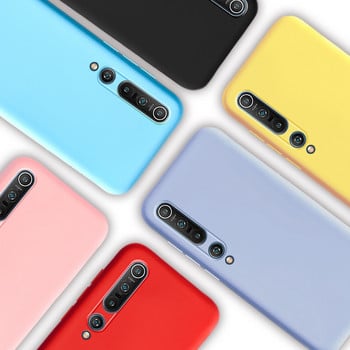 Θήκη σιλικόνης για κάλυμμα τηλεφώνου Xiaomi Mi 10 Pro 5G Soft Candy έγχρωμος προφυλακτήρας για Xiaomi Mi10 Mi 10 Pro Matte Coque προστατευτικό κέλυφος