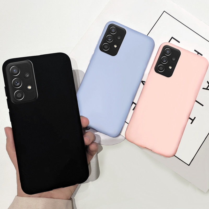 Skirtas Samsung A33 5G dėklui A336U minkštas silikoninis mielas saldainis matinis dangtelis, atsparus smūgiams telefono dėklas, skirtas Samsung Galaxy A33 5G Fundas buferiui
