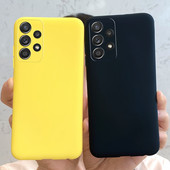 За Samsung Galaxy A23 Калъф SM-A235F Мек силиконов луксозен бонбонен матов калъф за Samsung A23 A 23 GalaxyA23 Fundas Capa Чанти