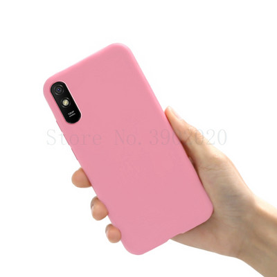 Candy silikonska maska za Redmi 9A, otporna na udarce, mekana silikonska TPU telefon, izdržljiva maska za Xiaomi Redmi 9A Case Puna zaštitna školjka