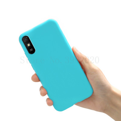 Candy silikonska maska za Redmi 9A, otporna na udarce, mekana silikonska TPU telefon, izdržljiva maska za Xiaomi Redmi 9A Case Puna zaštitna školjka