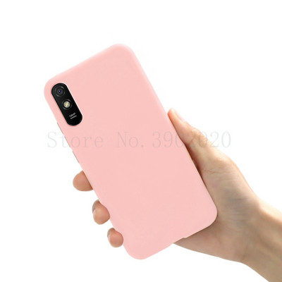 Candy silikonska maska za Redmi 9A, otporna na udarce, mekana silikonska TPU telefon, izdržljiva maska za Xiaomi Redmi 9A Case Puna zaštitna školjka