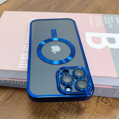 Διαφανής θήκη Magsafe Magsafe Wireless Charging για iPhone 14 13 12 11 Pro Max Plus Πλήρες κάλυμμα φακού γυαλιού iPhone14 14Pro