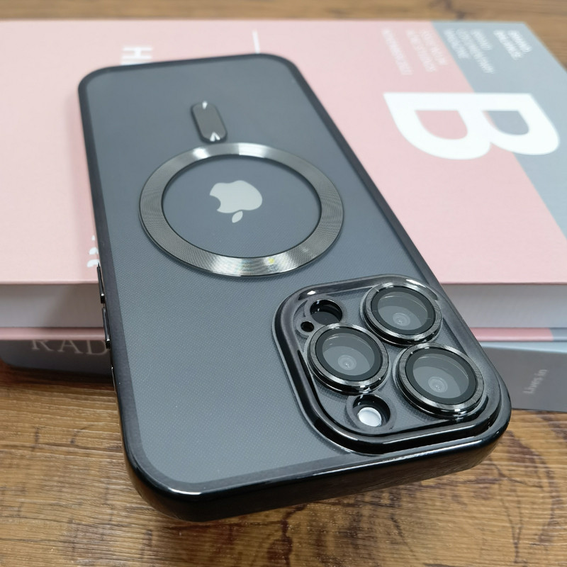 Διαφανής θήκη Magsafe Magsafe Wireless Charging για iPhone 14 13 12 11 Pro Max Plus Πλήρες κάλυμμα φακού γυαλιού iPhone14 14Pro