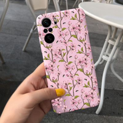 За Xiaomi Poco F3 Калъф Redmi K40 Pro Сладко покритие с рисувани бонбони Мек силиконов калъф за Xiaomi Redmi K40 Pro Plus RedmiK40 Корпус