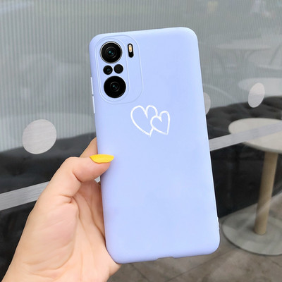 За Xiaomi Poco F3 Калъф Redmi K40 Pro Сладко покритие с рисувани бонбони Мек силиконов калъф за Xiaomi Redmi K40 Pro Plus RedmiK40 Корпус