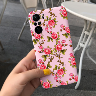 За Xiaomi Poco F3 Калъф Redmi K40 Pro Сладко покритие с рисувани бонбони Мек силиконов калъф за Xiaomi Redmi K40 Pro Plus RedmiK40 Корпус