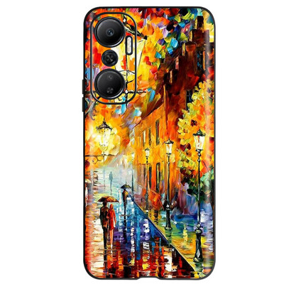 За Infinix Hot 20 20i Калъф X6826 X6826B X665C X665E Луксозно боядисано покритие Мек TPU телефон Csse За Infinix Hot 20i Hot20 i Броня