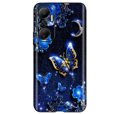 За Infinix Hot 20 20i Калъф X6826 X6826B X665C X665E Луксозно боядисано покритие Мек TPU телефон Csse За Infinix Hot 20i Hot20 i Броня