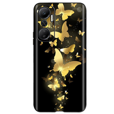 За Infinix Hot 20 20i Калъф X6826 X6826B X665C X665E Луксозно боядисано покритие Мек TPU телефон Csse За Infinix Hot 20i Hot20 i Броня