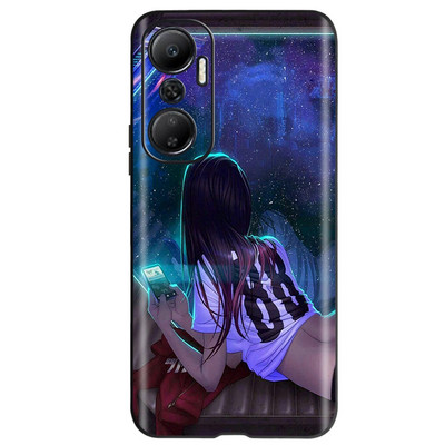 За Infinix Hot 20 20i Калъф X6826 X6826B X665C X665E Луксозно боядисано покритие Мек TPU телефон Csse За Infinix Hot 20i Hot20 i Броня