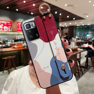 SoCouple Калъф за каишка за китка за Redmi Note 9 Pro 10 11 7 8 Pro 9S 9t Калъф за Xiaomi 11t 12T pocoX3 Pro f3 Калъф за държач за телефон Стойка