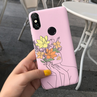 За Xiaomi Mi 8 Pro Калъф Mi8 Lite Мек силиконов стилен цветен заден капак Калъф за телефон за Xiaomi Mi 8 Lite Mi8 Pro Fundas броня