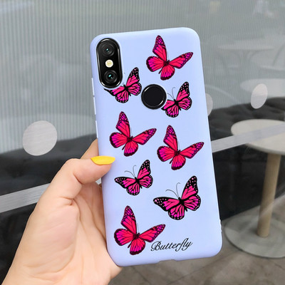 За Xiaomi Mi 8 Pro Калъф Mi8 Lite Мек силиконов стилен цветен заден капак Калъф за телефон за Xiaomi Mi 8 Lite Mi8 Pro Fundas броня