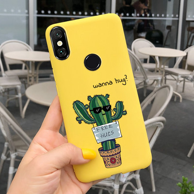 За Xiaomi Mi 8 Pro Калъф Mi8 Lite Мек силиконов стилен цветен заден капак Калъф за телефон за Xiaomi Mi 8 Lite Mi8 Pro Fundas броня