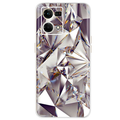 Για Oppo F21 Pro 4G Θήκη Oppo Reno7 CPH2363 Πολύχρωμο βαμμένο κάλυμμα Μαλακή θήκη σιλικόνης για Oppo Reno7 Reno 7 F21 Pro Fundas Coque