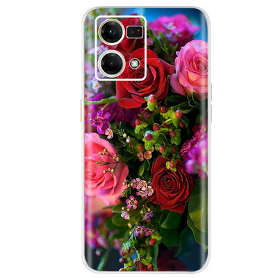 Για Oppo F21 Pro 4G Θήκη Oppo Reno7 CPH2363 Πολύχρωμο βαμμένο κάλυμμα Μαλακή θήκη σιλικόνης για Oppo Reno7 Reno 7 F21 Pro Fundas Coque