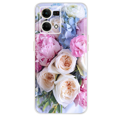 Για Oppo F21 Pro 4G Θήκη Oppo Reno7 CPH2363 Πολύχρωμο βαμμένο κάλυμμα Μαλακή θήκη σιλικόνης για Oppo Reno7 Reno 7 F21 Pro Fundas Coque