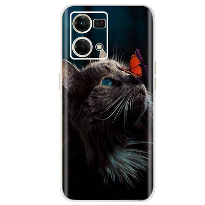 Για Oppo F21 Pro 4G Θήκη Oppo Reno7 CPH2363 Πολύχρωμο βαμμένο κάλυμμα Μαλακή θήκη σιλικόνης για Oppo Reno7 Reno 7 F21 Pro Fundas Coque