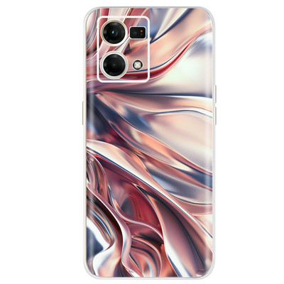 Για Oppo F21 Pro 4G Θήκη Oppo Reno7 CPH2363 Πολύχρωμο βαμμένο κάλυμμα Μαλακή θήκη σιλικόνης για Oppo Reno7 Reno 7 F21 Pro Fundas Coque