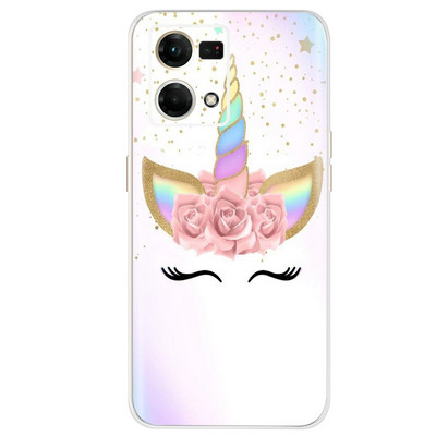 Για Oppo F21 Pro 4G Θήκη Oppo Reno7 CPH2363 Πολύχρωμο βαμμένο κάλυμμα Μαλακή θήκη σιλικόνης για Oppo Reno7 Reno 7 F21 Pro Fundas Coque